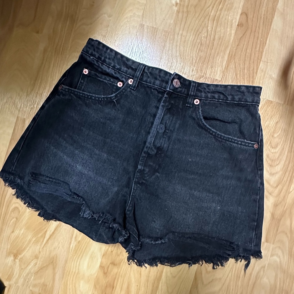 NWOT Zara High Rise Denim Jeans - Black